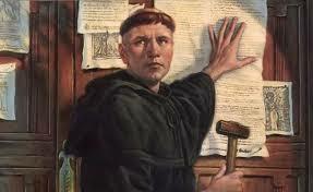 Lutero publica su 95 Tesis.