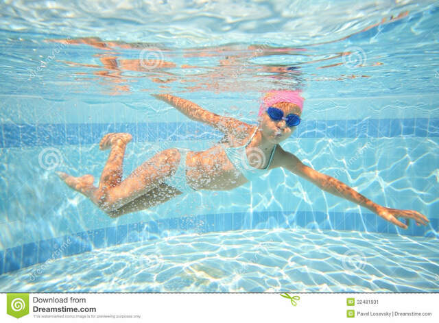 Gane una medalla en natacion