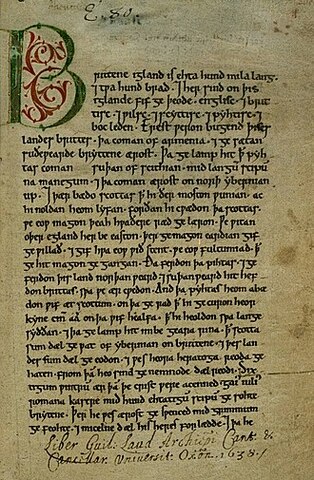 OLD ENGLISH ( Anglo-Saxon literature) 439-1066
