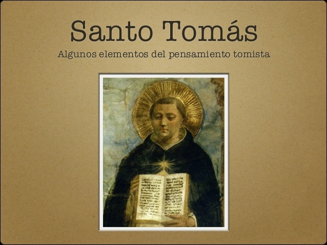 Maritain se apoya en el pensamiento de Santo Tomás