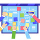 Kanban board clipart 2