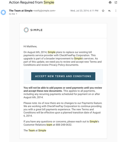 New Bill Pay Service Provider