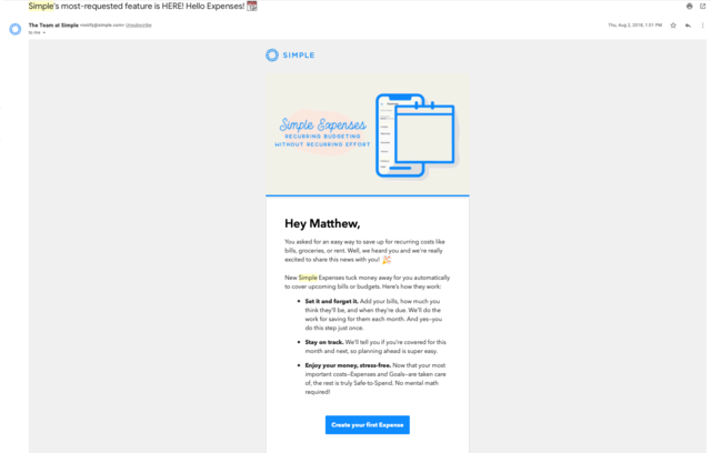 Expenses 1.0 Launched