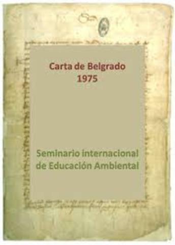 Carta de Belgrado (UNESCO & PNUMA)