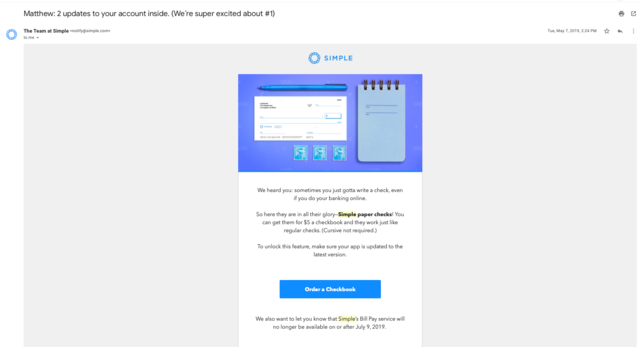 Paper Checks Added, Bill Pay Disco Announced