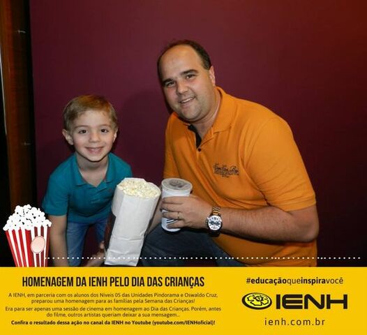 Went with my father to cinema to see a film for the fathers