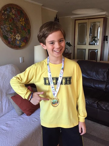 I won the competition of handbol