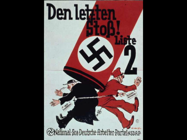 Eeccions, NSDAP obté 18% dels vots.