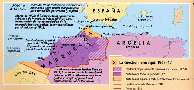 Protectorado de España y Francia sobre Marruecos