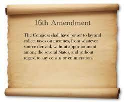 16th amendment