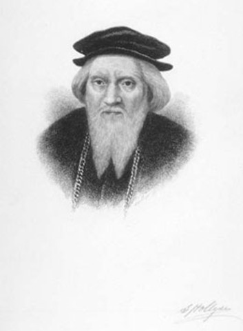 John Cabot claims North America for England