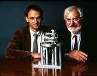 Gerd Binning y Heinrich Roher