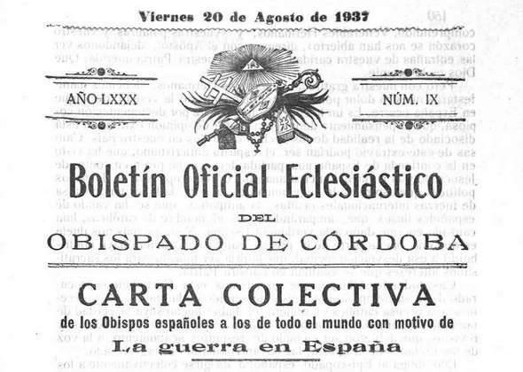 Publicació carta pastoral (Nacionals)