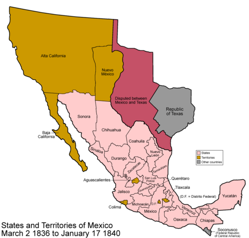 Nuevo México y California se unen al territorio estadounidense