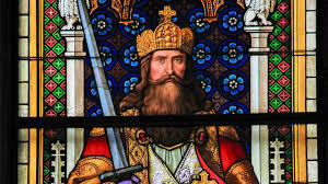 Coronación de Carlomagno. Rey de los Francos.