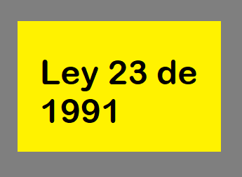 Ley 23 de 1991