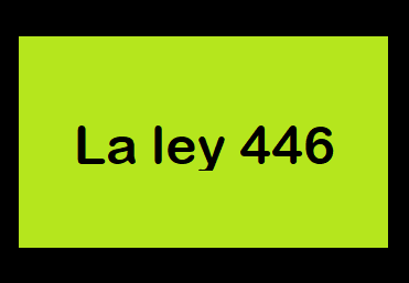 Expedición de la ley 446
