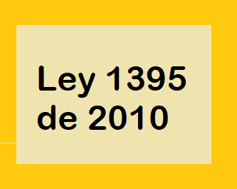 Ley 1395 de 2010
