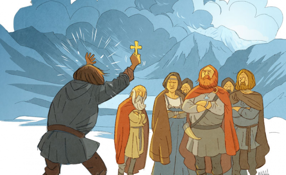 The Vikings Convert to Christianity