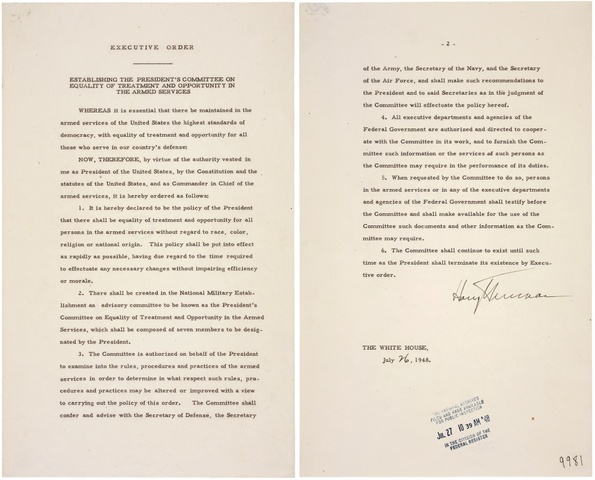 Executive order 9981