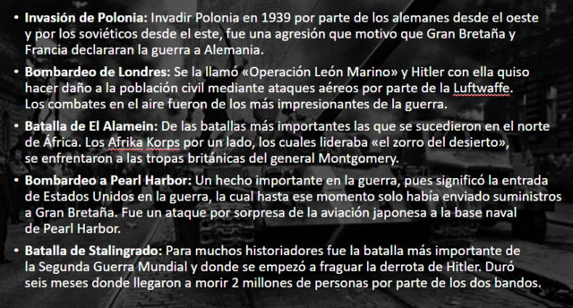 Batallas Más Importantes En La Segunda Guerra Mundial