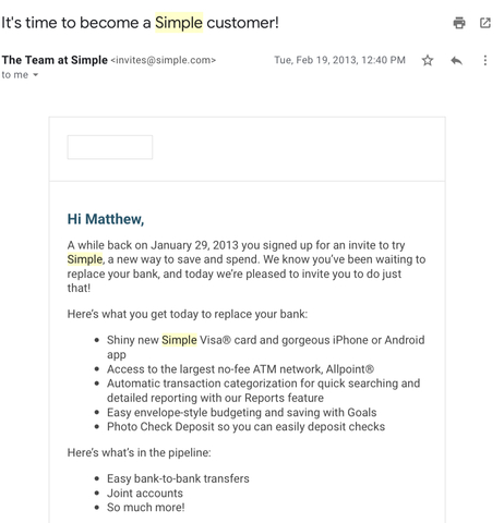 I Accepted My Simple Invite