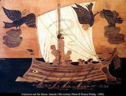 Sirenas y Odiseo