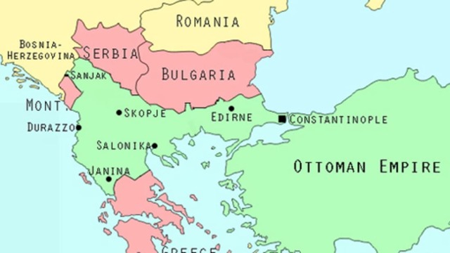 Balkan war in 1912