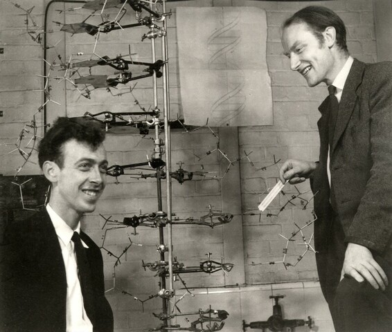 James Watson y Francis Crick