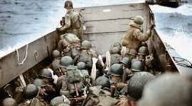 Timeline: V-E day. V-J Days D-Day