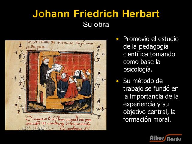 Johann Friedrich Herbart educacion del siglo XIX