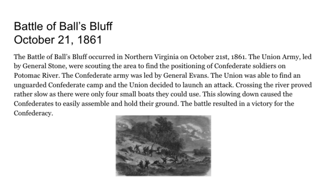 Battle of Balls Bluff
