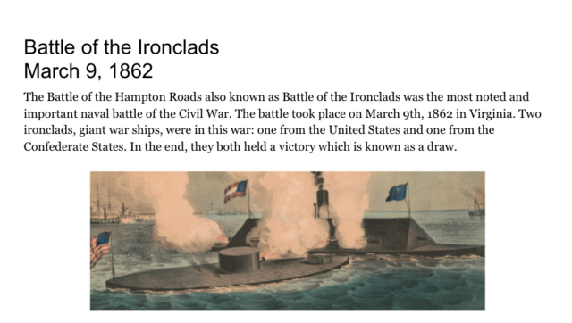 Battle of the Ironclads