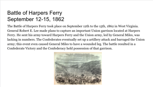 Battle of Harpers Ferry