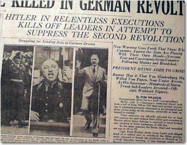 “Night of the Long Knives” in Germany