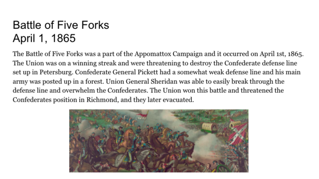 Battle of Five Forks