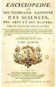 publicación de la L'Encyclopédie de Denis Diderot y Jean le Rond d'Alember