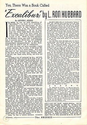 L Ron Hubbard publishes "Excalibur"