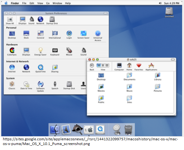 Mac OS X 10.1 “Puma”
