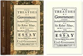 publication of Two Treatises of Government