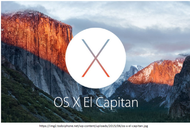 Mac OS X 10.11 “El Capitan”