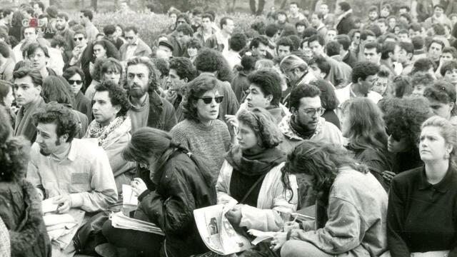 Gli studenti universitari protestano perchè temono una privatizzazione delle facoltà