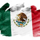 Bandera mexico representa estilo acuarela liquida aislado blanco 76080 7998