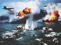 Japan bombs Pearl Harbor