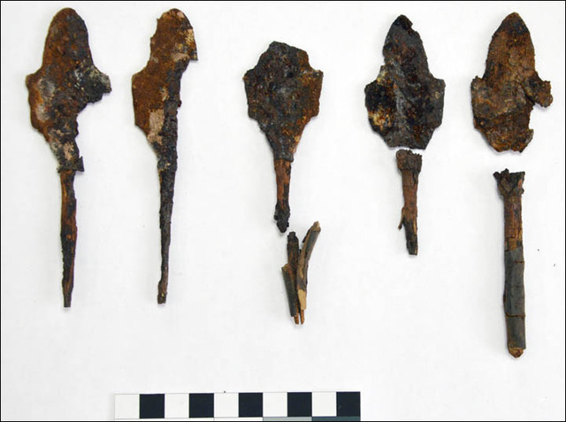 Flechas de los Mongoles.