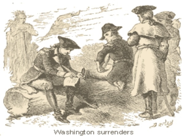 Washinton surrenders