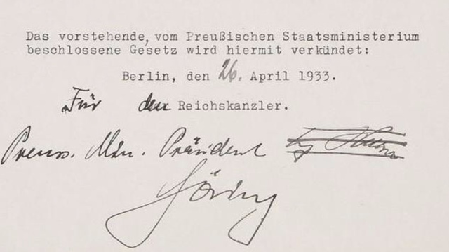 Creació de la Gestapo