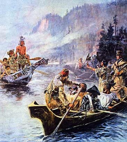 Lewis and Clark Reach Pacific Ocean