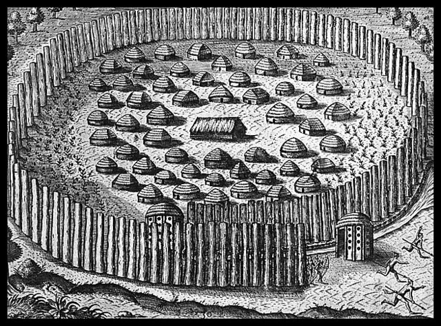 Walter Raleigh establishes the Virginia colony from Roanoke Island