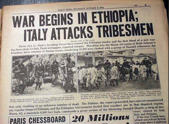 Italian invasion of Ethiopia